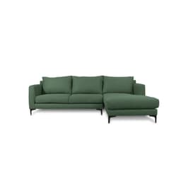SECCIONAL KAILE CHENILLE TIPO LINO VERDE