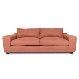 SOFA BRIANA FELPA PALO ROSA 3 CUERPOS