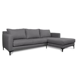 SECCIONAL KAILE FELPA GRIS