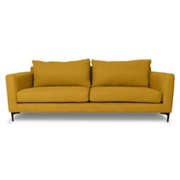 SOFA ALANNA CHENILLE TIPO LINO AMBARINO 2 CUERPOS