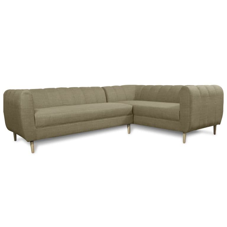 SECCIONAL LYNETTE FELPA BEIGE