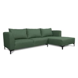 SECCIONAL SURIA CHENILLE TIPO LINO VERDE
