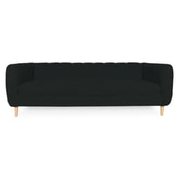 SOFA LYNETTE CHENILLE TIPO LINO GRAFITO 2 CUERPOS