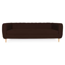 SOFA LYNETTE FELPA CAFE 2 CUERPOS
