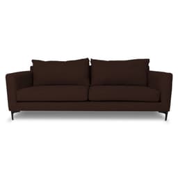 SOFA ALANNA CHENILLE TIPO LINO CAFE 2 CUERPOS