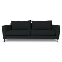 SOFA ALANNA CHENILLE TIPO LINO GRAFITO 2 CUERPOS
