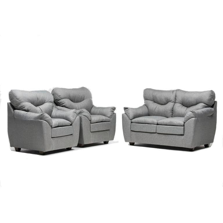 JUEGO LIVING BELEN 211 TELA GRIS