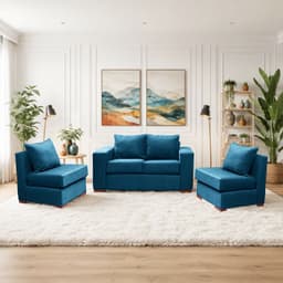 Living Sofa 2 cuerpos +2 sofas 1 cuerpo Evans Calipso