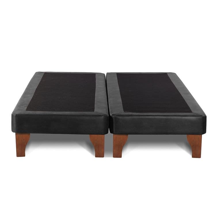 Base Europea Zen Cuero Negro 2 Plazas