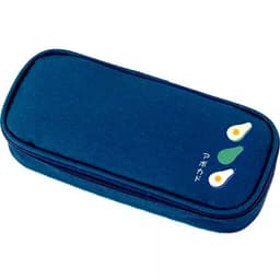 Estuche De Lapices Para Oficina Y Escuela Azul marino