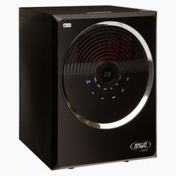 Estufa Calefactor Electrico Infrarroja Con Wifi Negro.