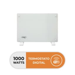 Estufa Electrica Panel Convectivo Vidrio con Wifi 1000 W NDFL1000V.