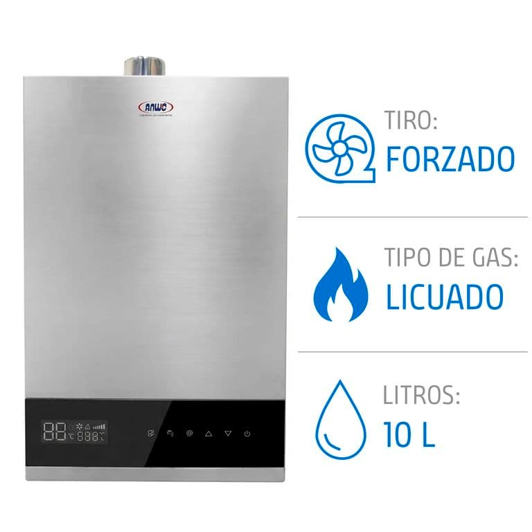 Calefont 10 Litros Gas Licuado Tiro Forzado Modulante