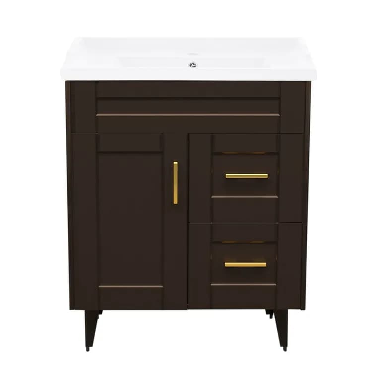 Kit Mueble Vanitorio Deluxe 70SK CafE F 70x47x80cm