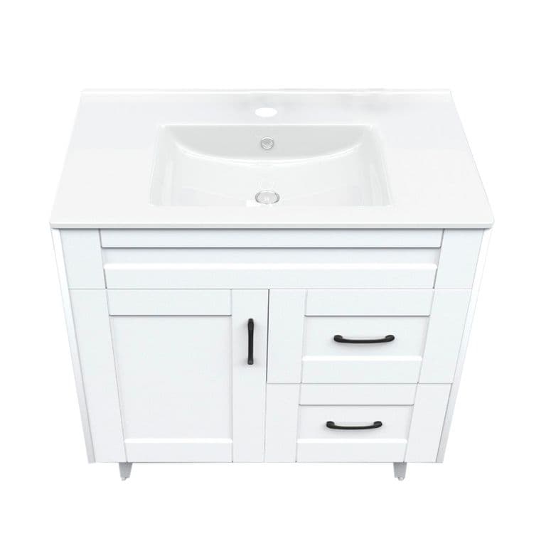 Kit Mueble Vanitorio Deluxe 80SK Blanco P 80x47x80cm
