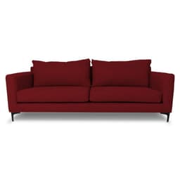 SOFA ALANNA FELPA ROJO 2 CUERPOS