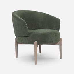 Poltrona Odda Tela Verde