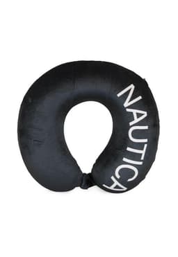 Almohada de viaje Memory Foam negro-blanca