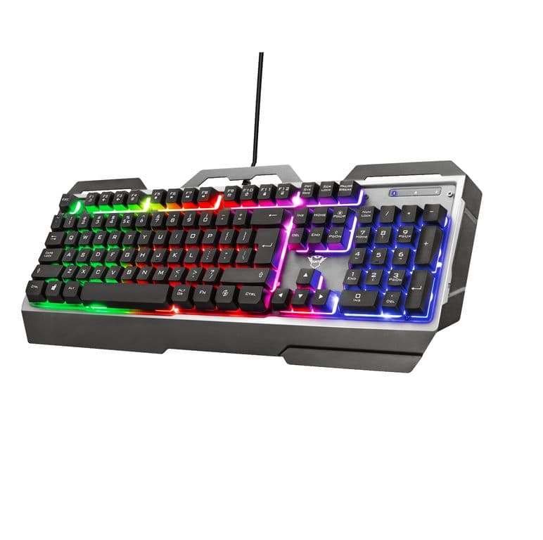 Teclado Gamer Torac Gxt 856 RGB Multiplataformas Anti-Ghosting