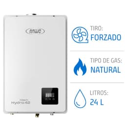 Calefont Tiro Forzado 24 Litros Gas Natural Modulante