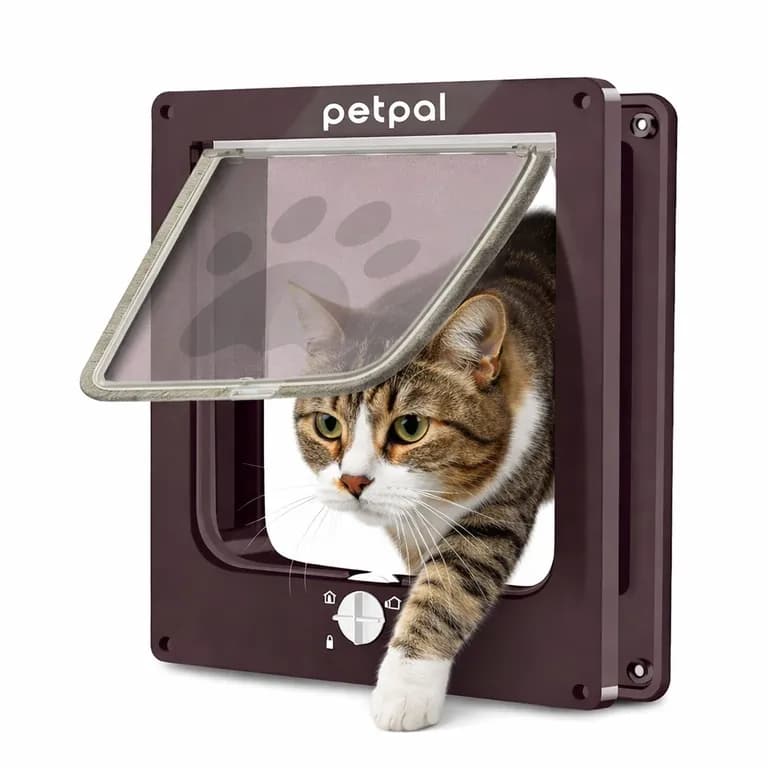 Puerta Abatible Para Perro Gato Mascota Porte Pequeno