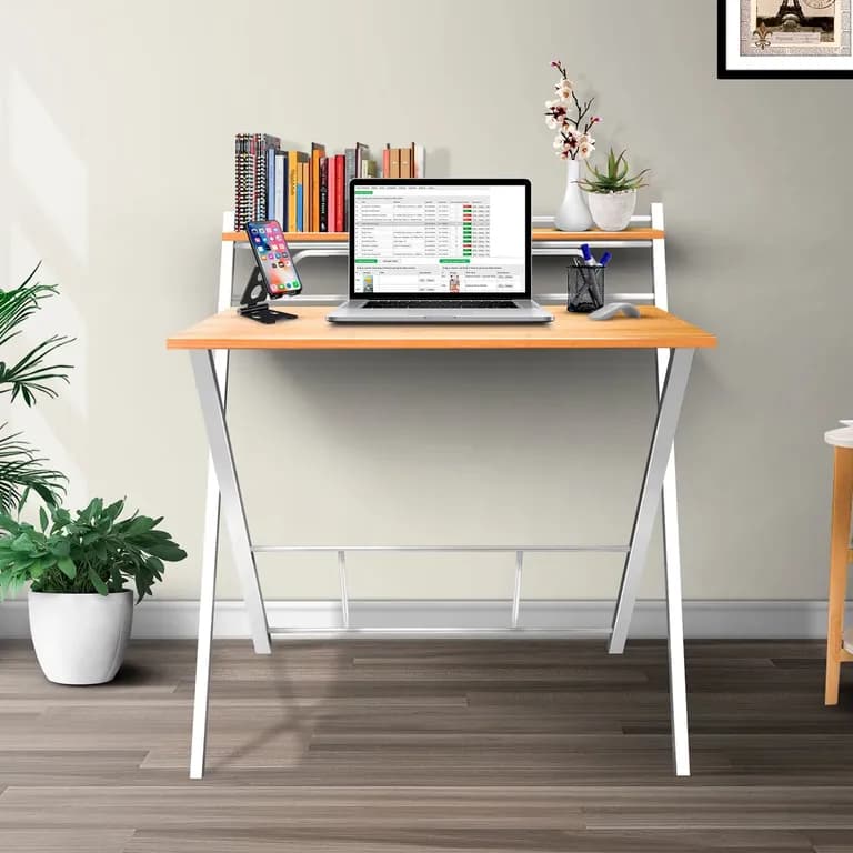Escritorio Plegable Top Living Tripoli Blanco Compacto