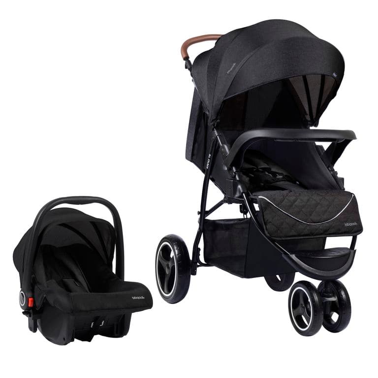 Coche Travel System Kano Grafito Gris oscuro