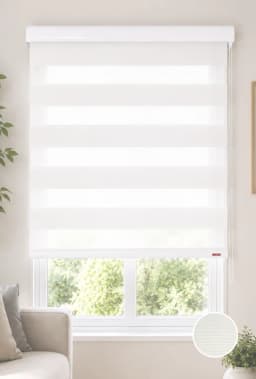 Cortina Roller Duo Zebra Dia y Noche 150X240 Perla