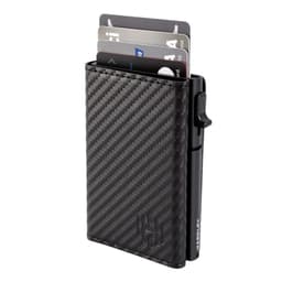 Billetera Hombre Tarjetero Pop-up Bloqueo Rfid - Negro Negro TALLA UNICA