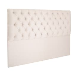 Respaldo Capitone Beige Super King