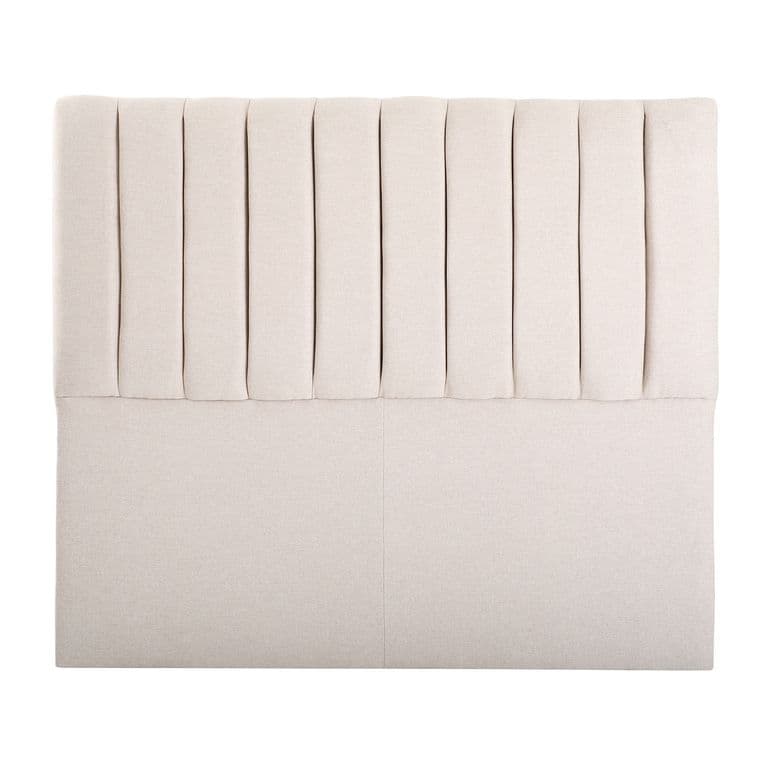 Respaldo Tubular Vertical Beige 2 Plazas