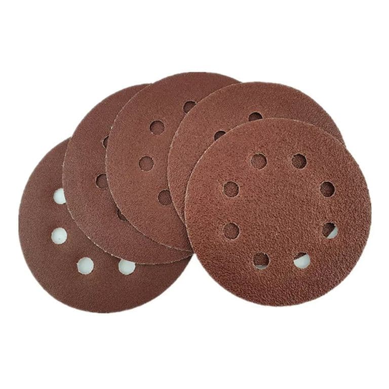 5 Disco Lija Para Pulir 115mm Velcro Grano Variado KM1593