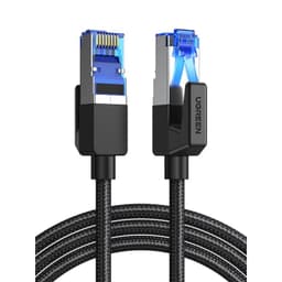 Cable De Red 15m Cat8 F/Ftp (40gbps) Trenzado Negro Nw153