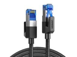 Cable De Red 3m Cat8 FFtp 40gbps Trenzado Negro Nw153
