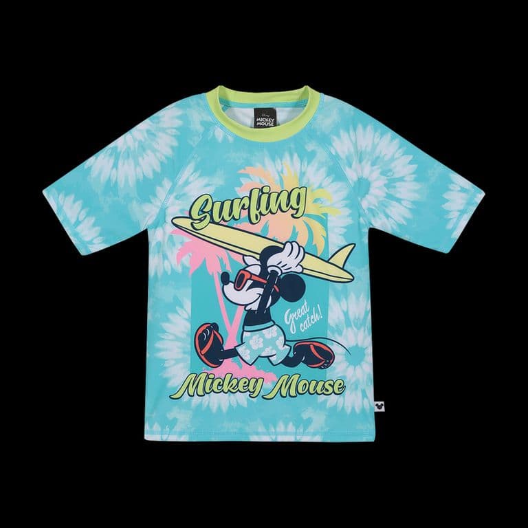 Polera Nino UV50+ Mickey Celeste M/Corta Celeste 2