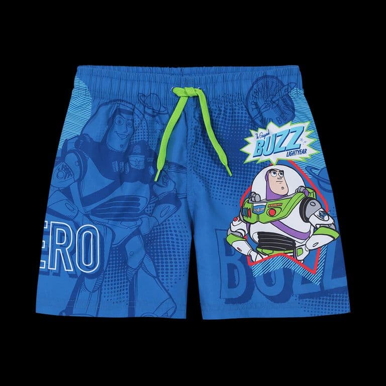 Traje de Bano Short Nino Toy Story Azul Azul 2