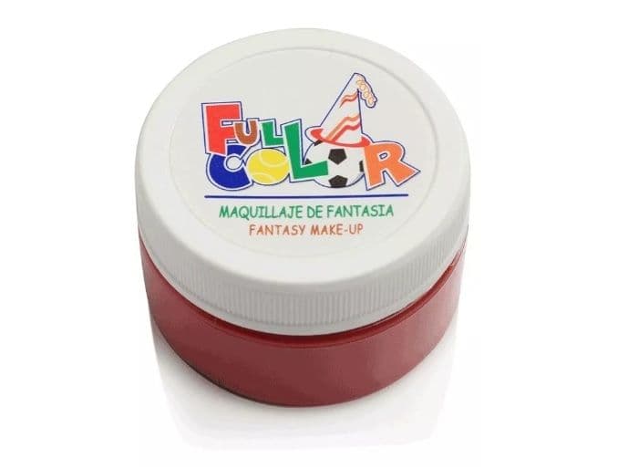 Pintura - Maquillaje Pote Rojo De Cuerpo Y Cara Full Color.