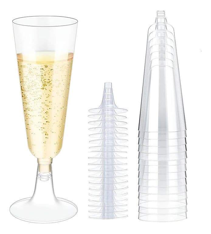 10 Copas De Champagne Copa Acrilico Copas Champana copas acrilica champagne 5oz/162ml