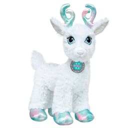Peluche Reno blanco celeste Merry Mission