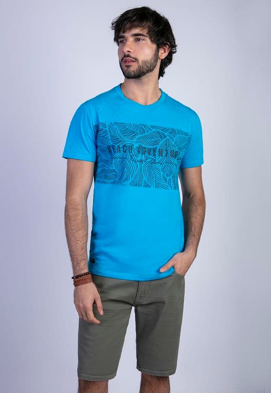 Polera Montana Azul Azul S
