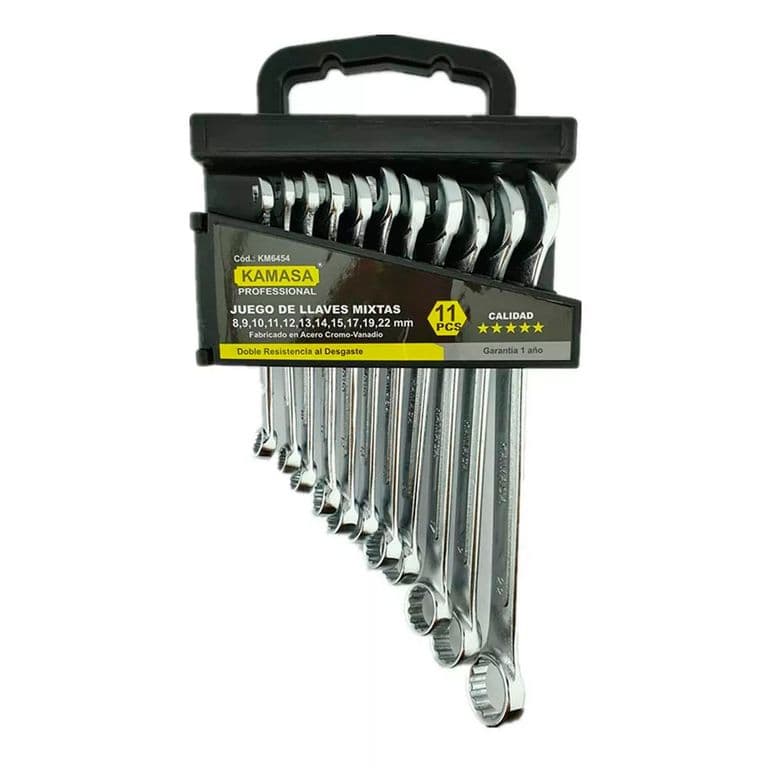 Set Kit Juego De Llaves Punta-corona 11 Piezas Km6454