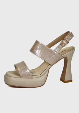 Sandalia Cuero Kader Beige Beige 35