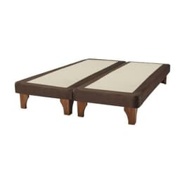 Base De Cama Europea King Chocolate Felpa