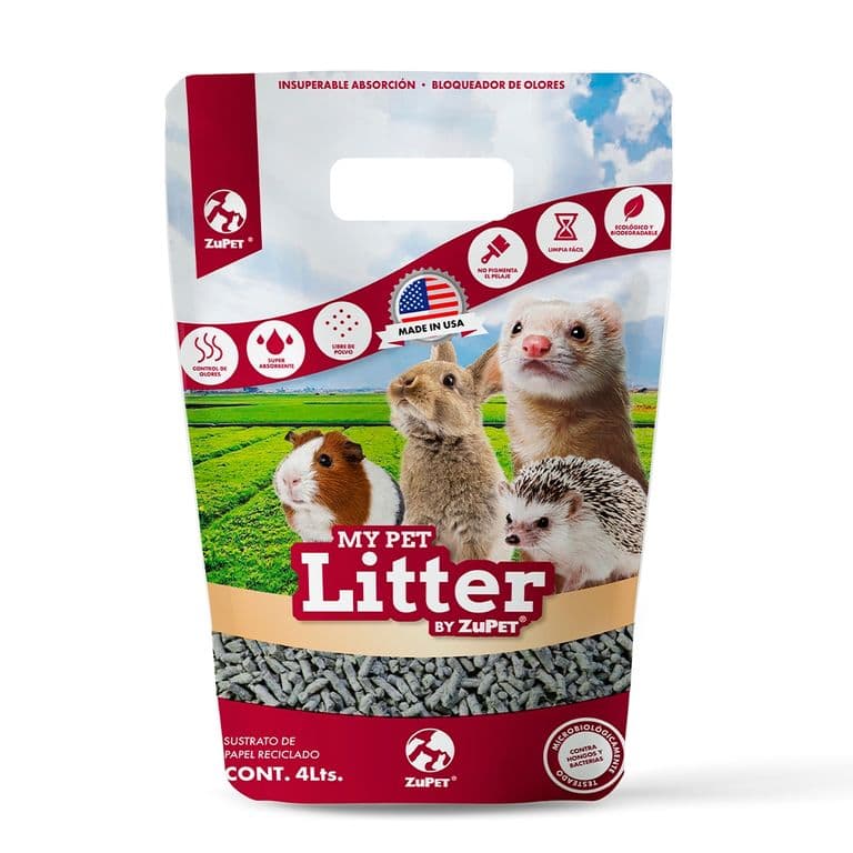Sustrato de papel My Pet Litter 4Lt