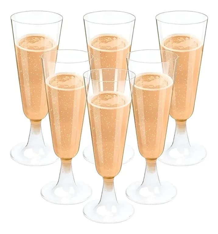 20 Copas De Champagne Copa Acrilico Copas Champana copas acrilica champagne 5oz/162ml