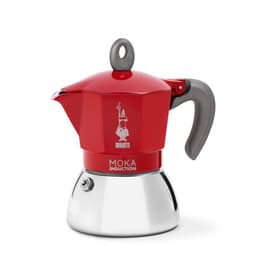 Moka Induccion Roja 4 Tazas 150ml