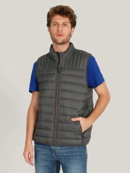 Parka Vest Light Weight Quilted Gris Gris S
