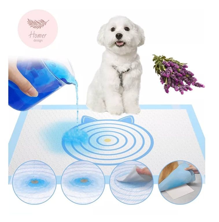 100 Panales 60x60 Sabanillas Perro Mascota Aroma Y Adhesivo