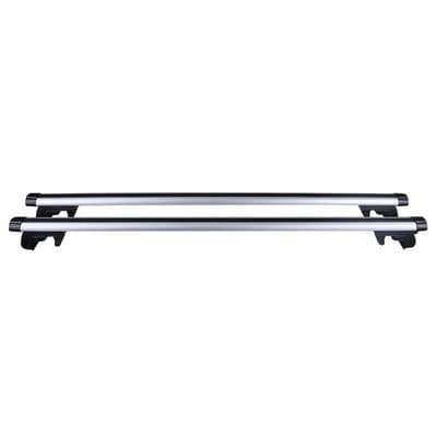 Barra Porta Equipaje Universal Aluminio 135 cms + Llave de Seguridad