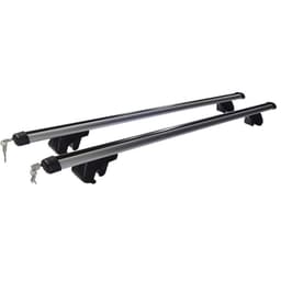 Barra Porta Equipaje Universal Aluminio 116 cms + Llave